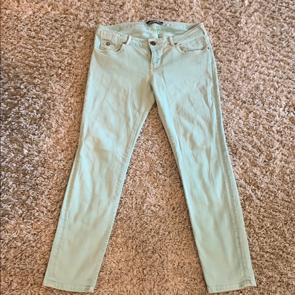 Masion Scotch Mint pistachio jeans, size 31